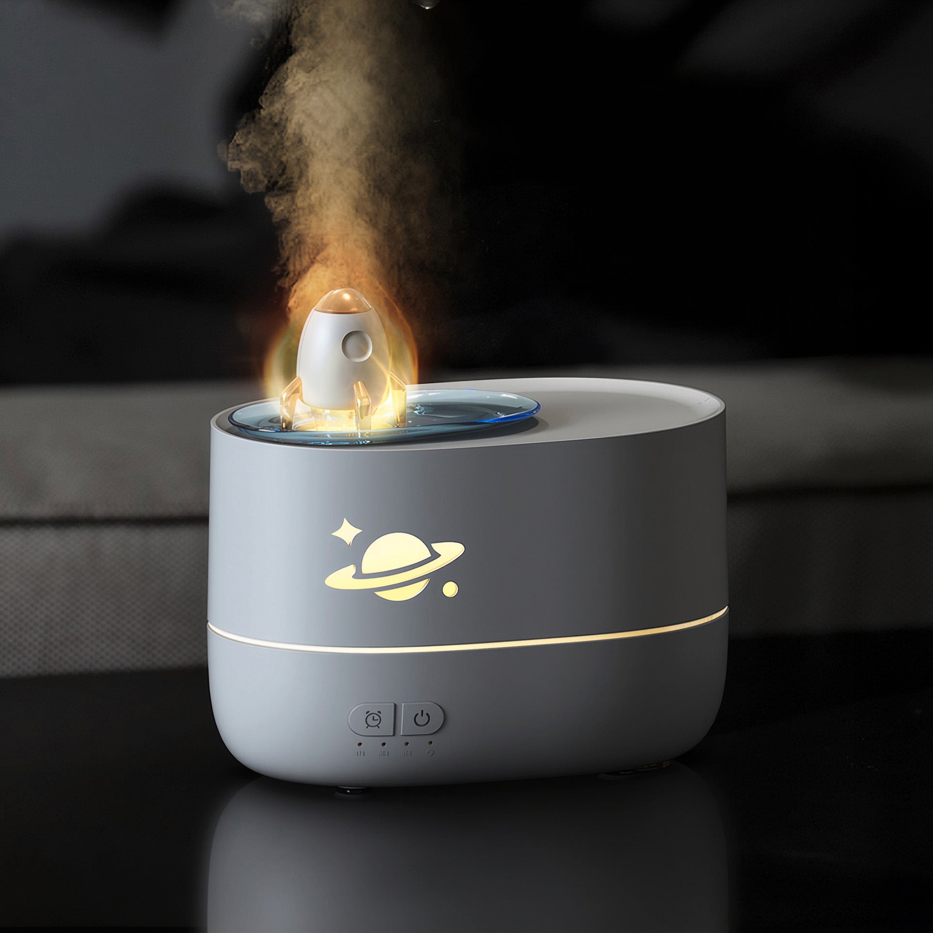 Space Humidifier with Colorful Ambient Lights